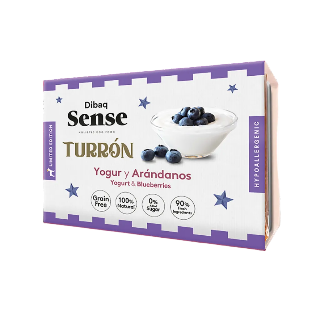 Turrón Tarta de Yogur y Arándanos 200g - Perro