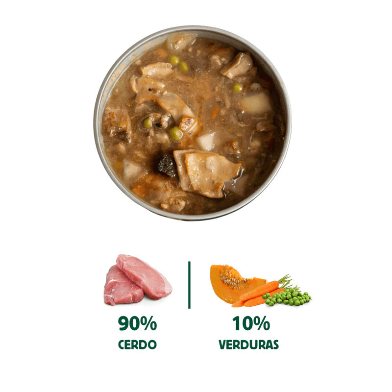 Cazuela casera de Cerdo y Calabaza para perros 280g