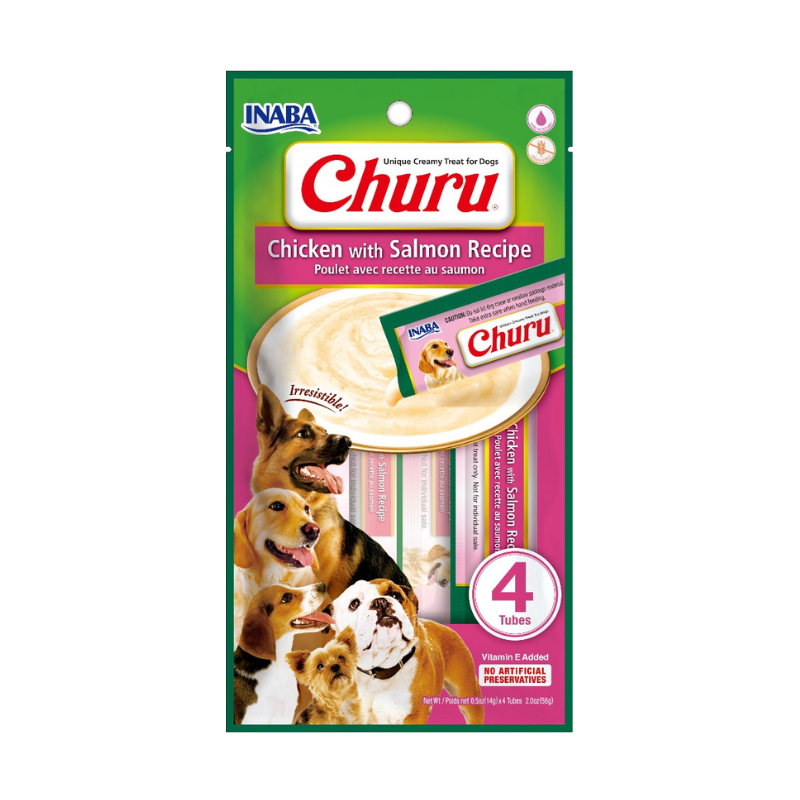 Churu de Pollo y Salmón - Perros