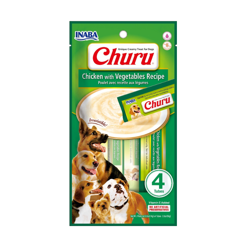 Churu de Pollo con Vegetales - Perros