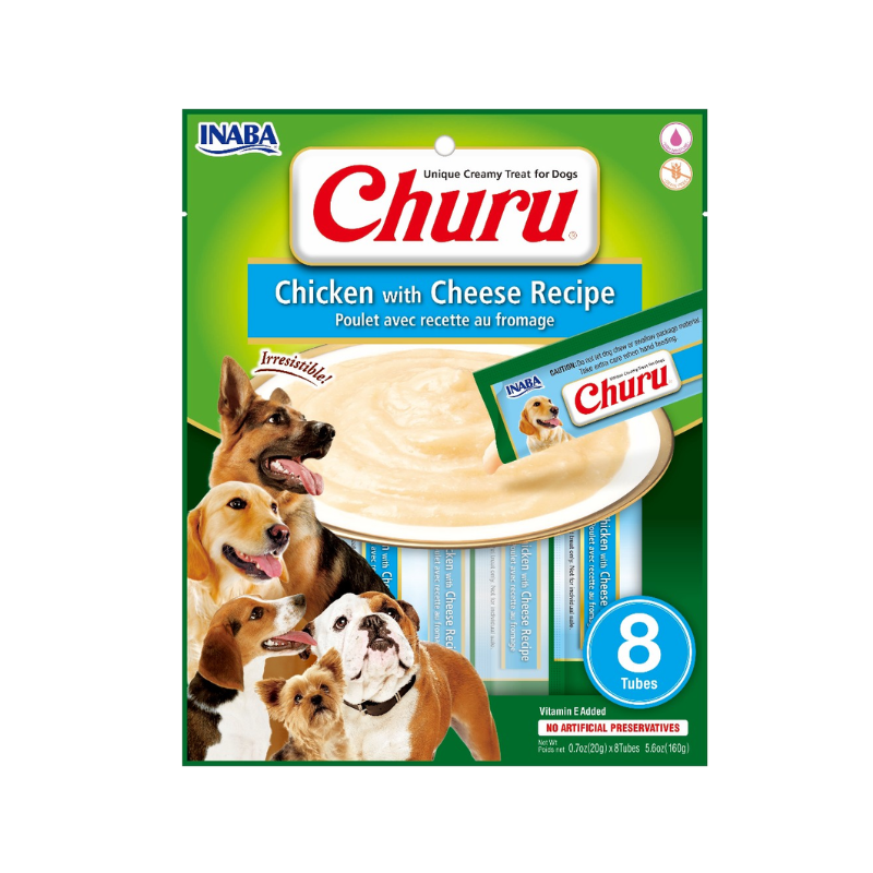 Churu de Pollo y Queso - Perros
