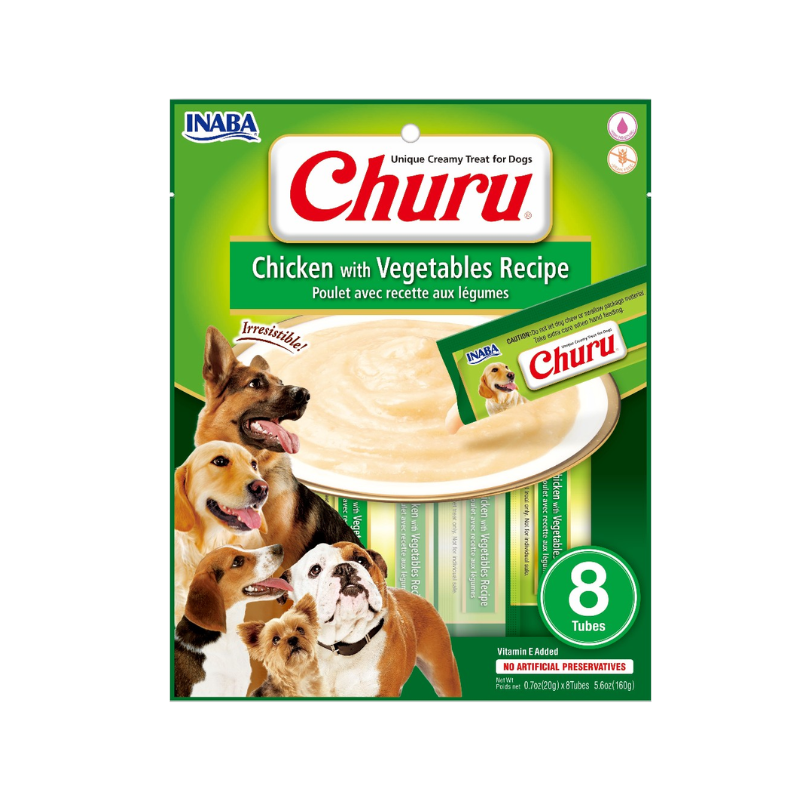 Churu de Pollo con Vegetales - Perros