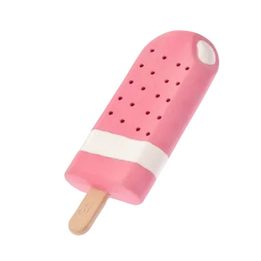 Helado Refrescante de Fresa - Juguete para Perros