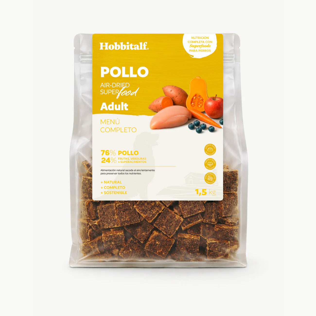 Menú de Pollo Secado al Aire - Para Perros