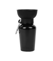 Botella Bebedero Flip Negro