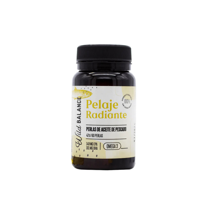 Pelaje Radiante Cápsulas Omega 3 - Aceite de Pescado