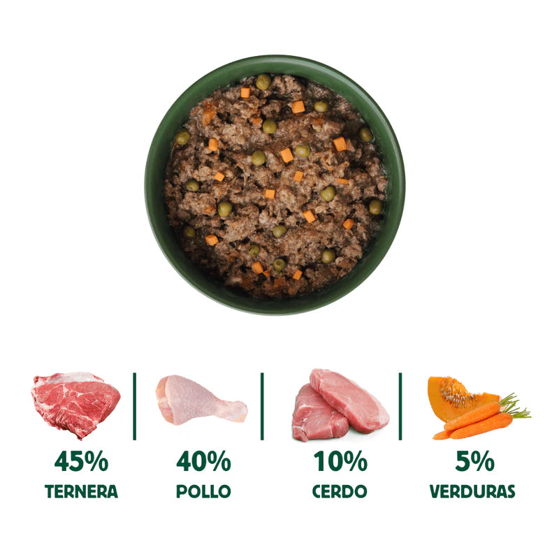 Lata de Ragut Tradicional de Ternera y Pollo para Gatos 80gr