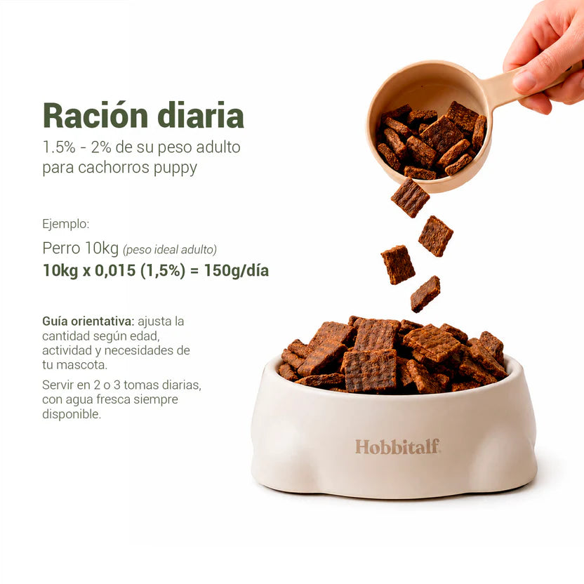 Menú de Salmón y Pavo Secado al Aire - Puppy