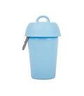 Botella Bebedero Flip Azul