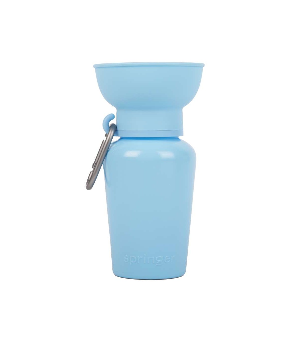 Botella Bebedero Flip Azul