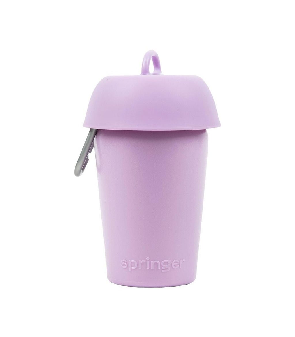 Botella Bebedero Flip Lila