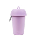 Botella Bebedero Flip Lila