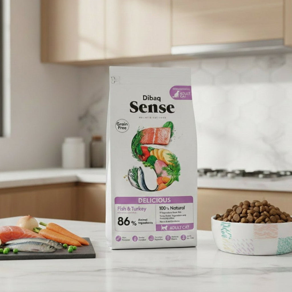 Sense Gato de Pescado y Pavo