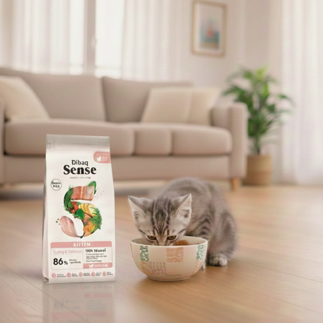 Sense Gato Kitten - Pavo y Salmón