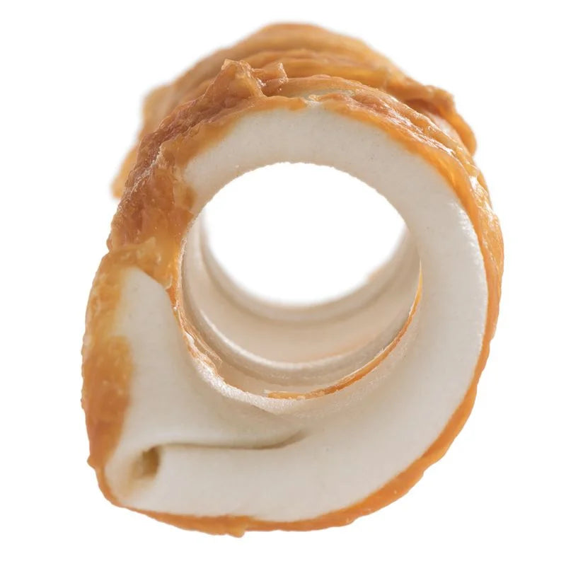 Espiral de Pollo y Piel Vacuna