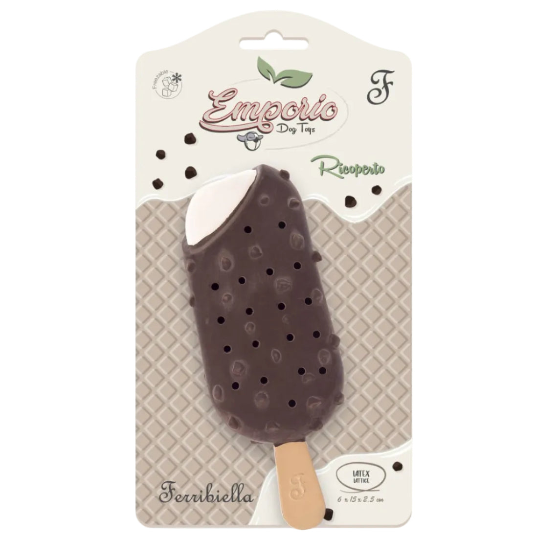 Helado Refrescante de Chocolate - Juguete para Perros