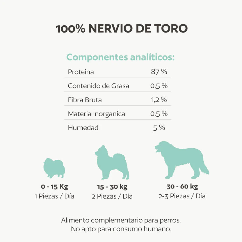 Puntas de Nervios de Toro Naturales